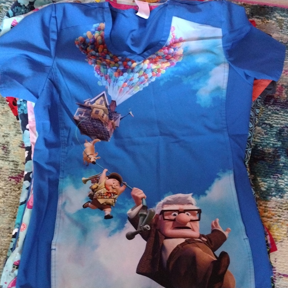 Scrub Tops size S